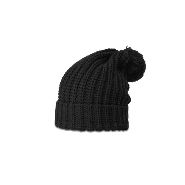 Richardson | 143 Chunk Cable Beanie W/ Cuff & Pom | Quick Ship!