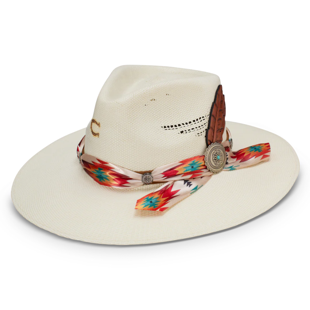 CHARLIE 1 HORSE | NAVAJO FASHION HAT-Natural Straw | NEW ARRIVALS