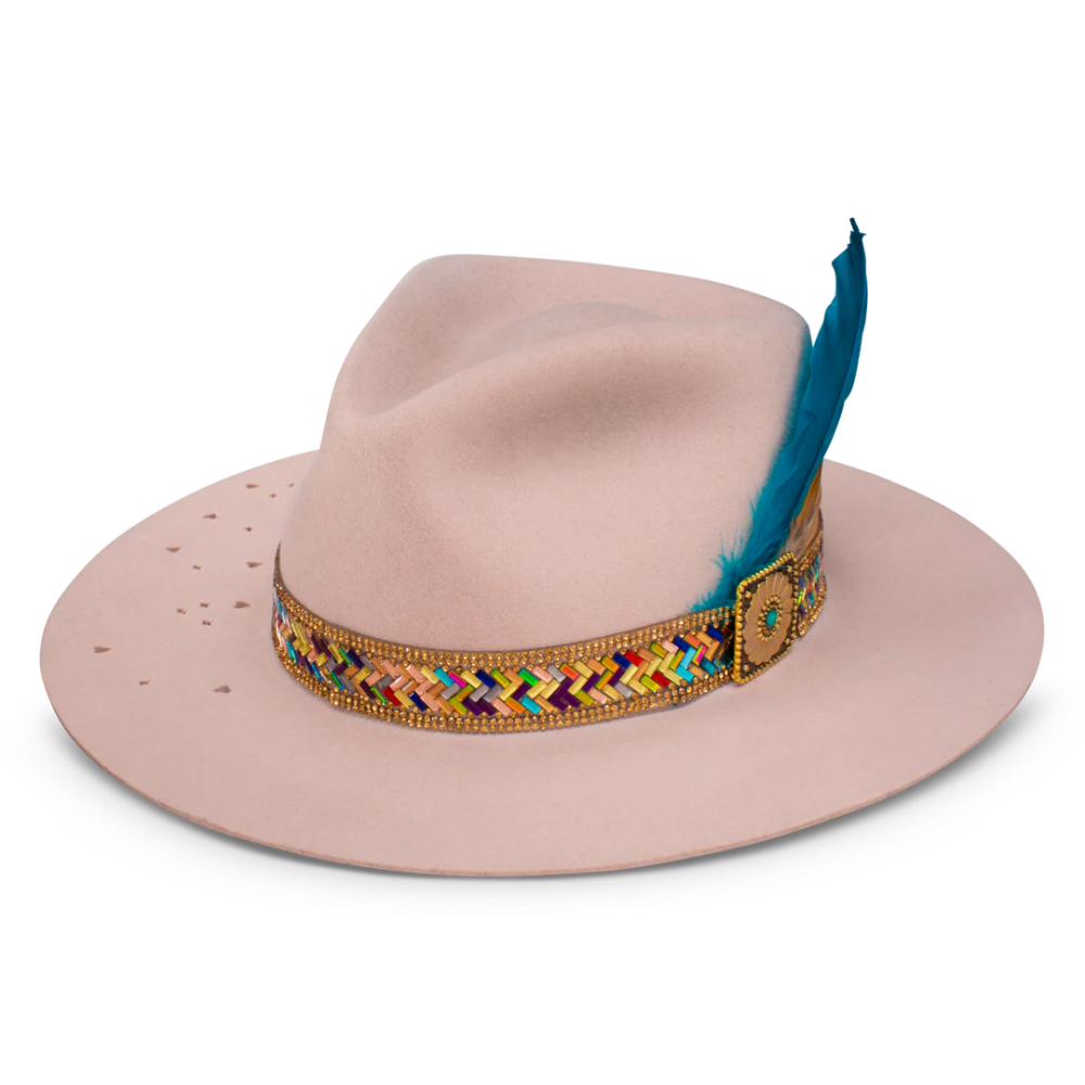 CHARLIE 1 HORSE | HILLBILLY HIPPIE FASHION HAT-Powder Pink | NEW ARRIVALS