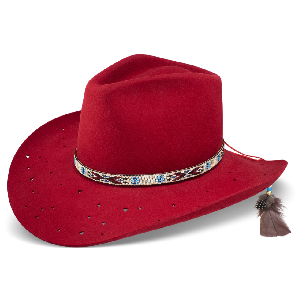 CHARLIE 1 HORSE | WILD HORSES FASHION HAT-Red | NEW ARRIVALS